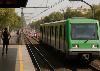 Anuncia Metro horario especial por Medio Maratón