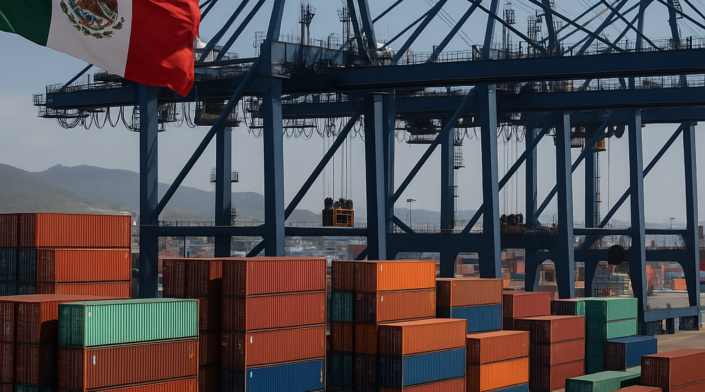 México registra superávit récord en su balanza comercial