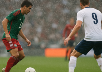 Se jugaría el México vs. Inglaterra bajo una fuerte lluvia