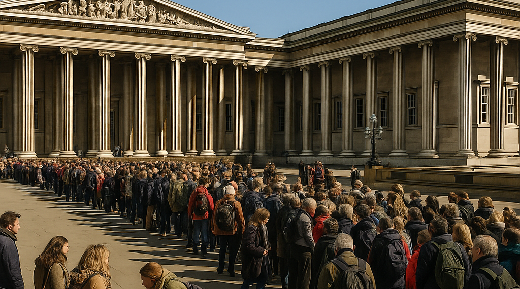 Thousands Try for Tickets to See Bayeux Tapestry at the British Museum