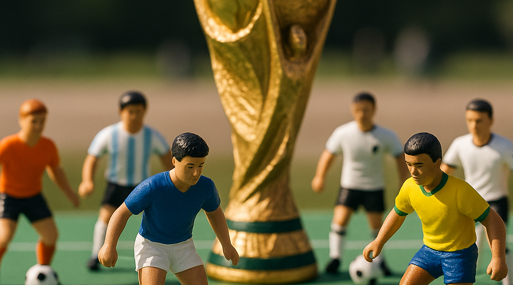 Lyndon J. Barrois Sr.'s Shows Miniature Portraits of World Cup History