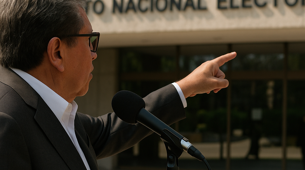 Cuestiona Monreal al INE por millonario presupuesto