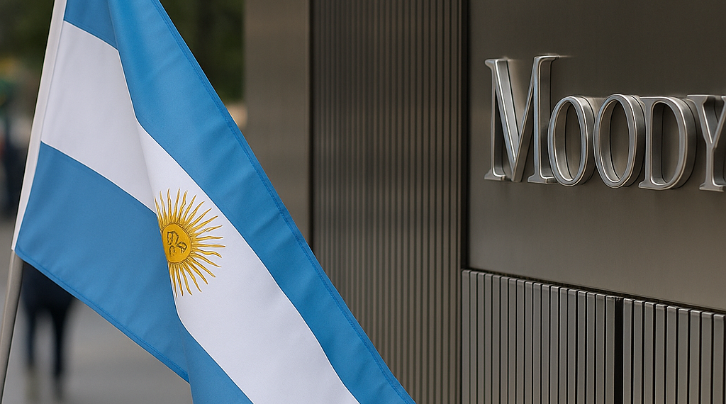 Moody's eleva la calificación de Argentina a "B3" con perspectiva "positiva"