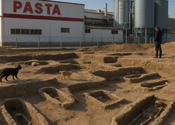 2500-Year-Old Necropolis Discovered Under Italian Pasta Factory