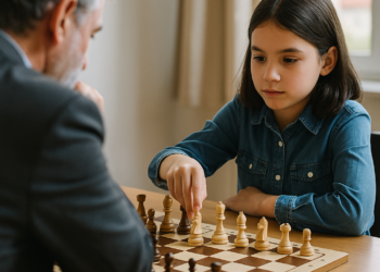 Una niña de 11 años gana a un gran maestro de ajedrez y bate un récord mundial de hace 38 años