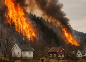 Noruega sufre uno de los peores incendios de los últimos tiempos: hay al menos 400 evacuados y tres heridos