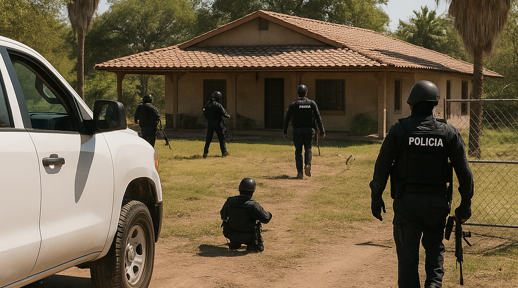 Realizan operativo en presunto rancho de narco en Sinaloa