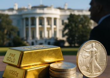 El oro y la plata caen más de 3% tras anuncio de Trump de un bloqueo naval contra Irán