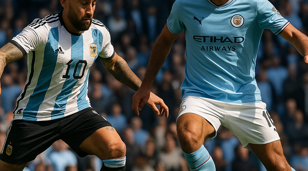 Otamendi la tenía clavada: el pique con Rodri por la portada de MARCA