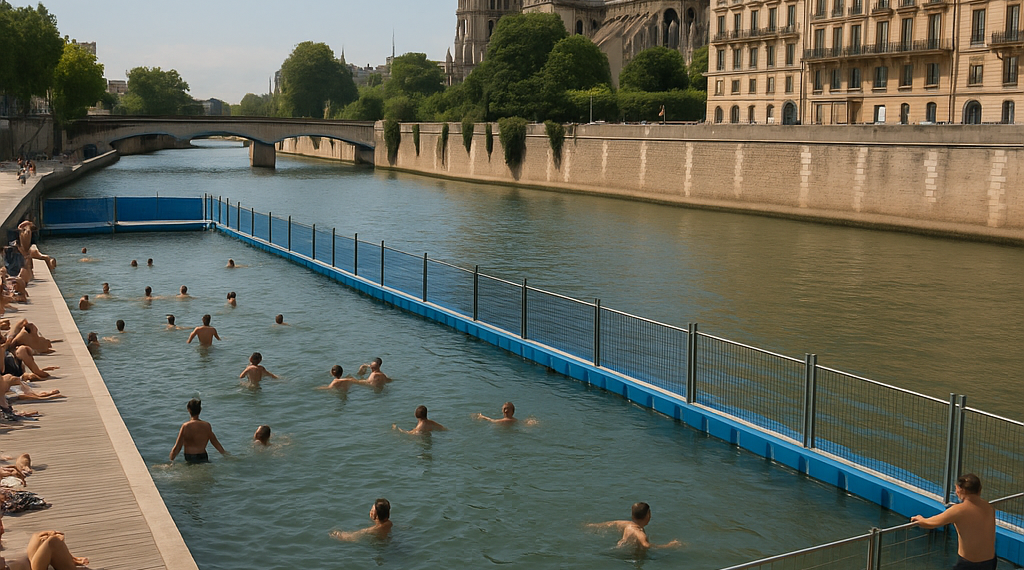 París abre las zonas de baño del Sena