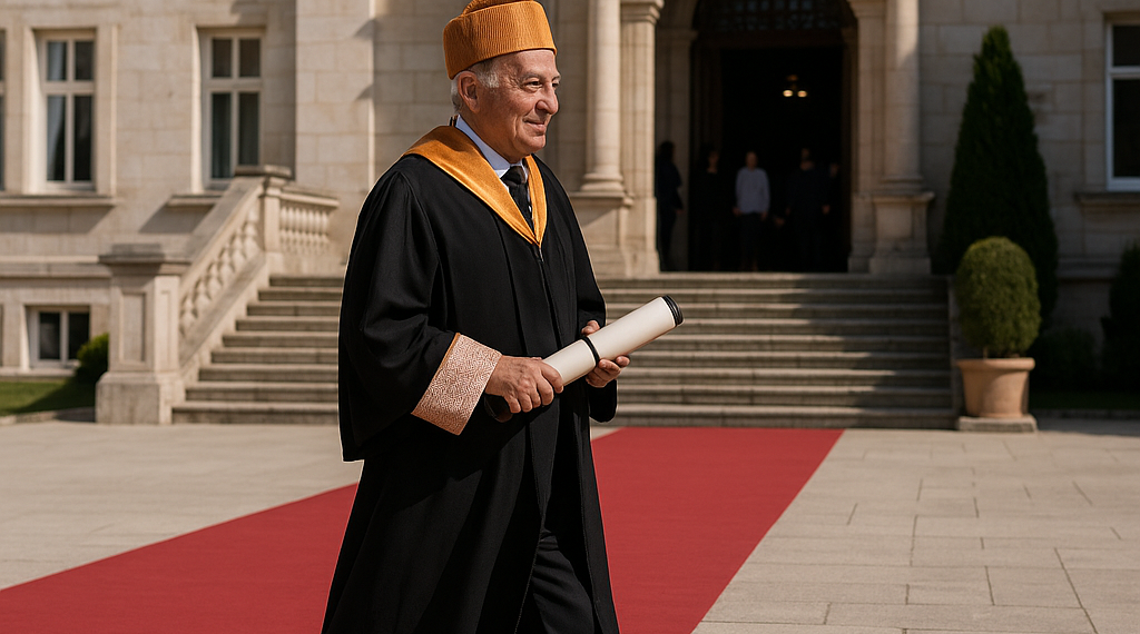 Peridis investido doctor ‘honoris causa’ en Santander: “Nada mejor que la cultura para dar una buena noticia”