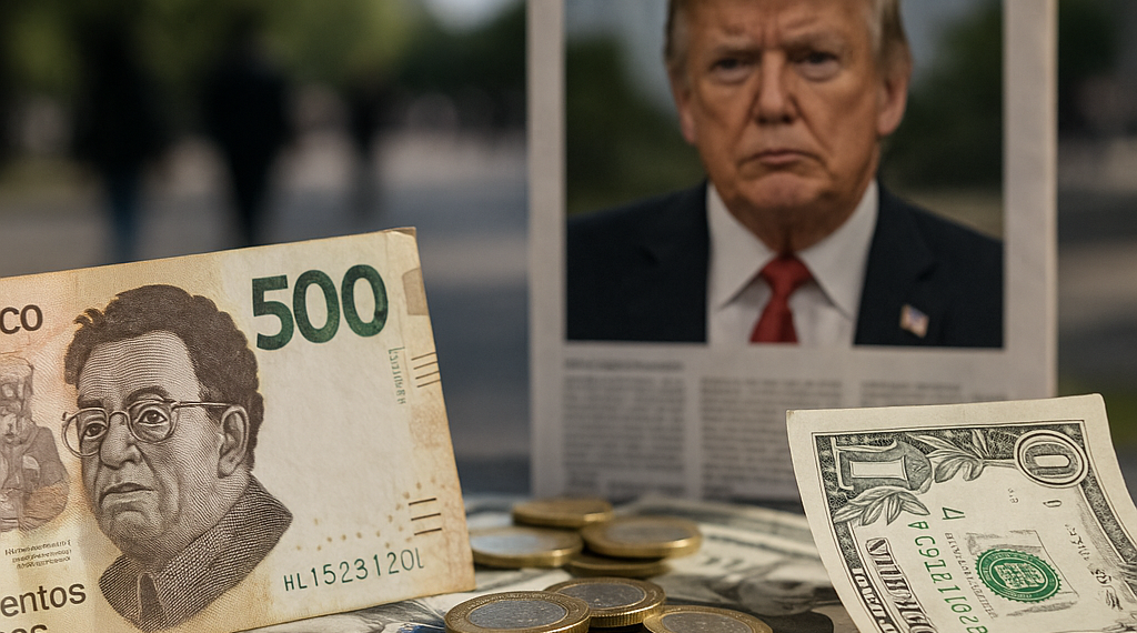Peso mexicano se deprecia por fortalecimiento del dólar tras comentarios de Trump sobre Irán