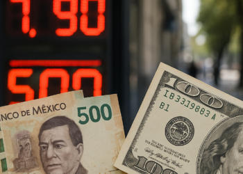 Peso mexicano avanza ante el dólar por optimismo sobre Oriente Medio; cierra estable la semana