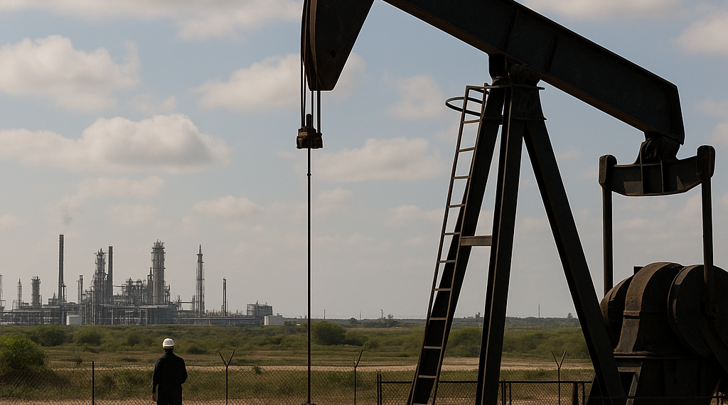 Petróleo sube levemente pero se encamina a un alza mensual de más de 20% en julio