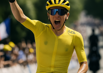 Pogacar entra en escena: triunfo y maillot amarillo tras dar un golpe sobre la mesa en Les Angles
