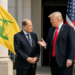 El presidente del Líbano se reúne con Donald Trump en Washington para abordar el desarme del grupo terrorista Hezbollah