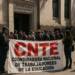 Marcha CNTE a oficinas de la SEP en la CDMX