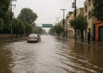 Causan lluvias anegaciones en CDMX