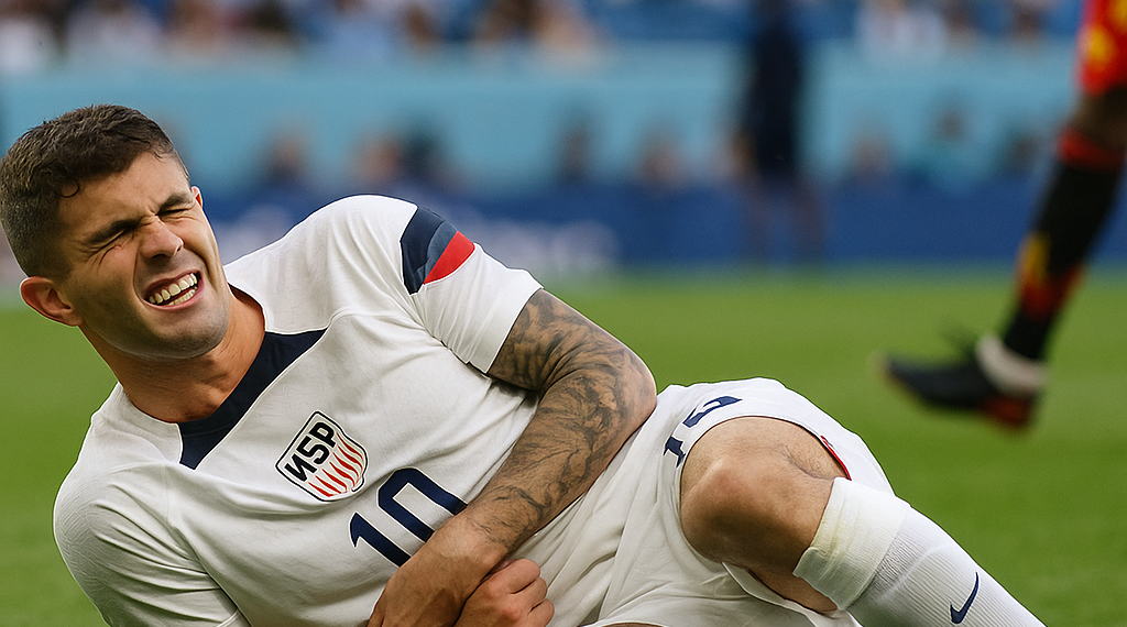 Pulisic sufrió una microfractura en derrota de Estados Unidos ante Bélgica