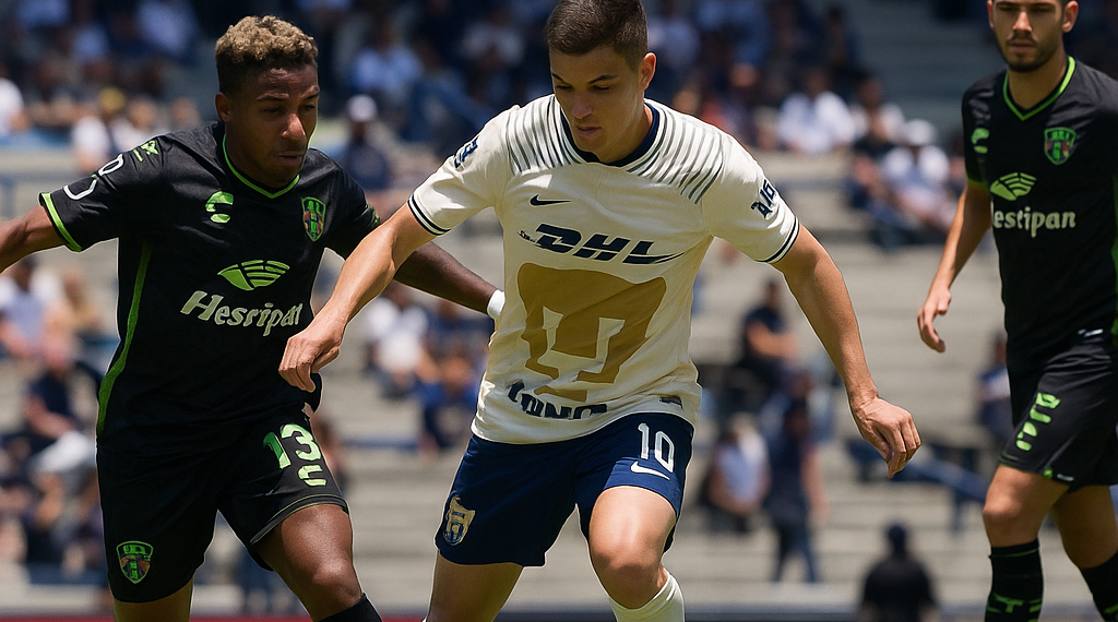 Pumas ruge con autoridad y golea a domicilio a los Bravos