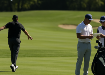 Rahm recibe una advertencia por lanzar un palo y DeChambeau una polémica sanción de dos golpes