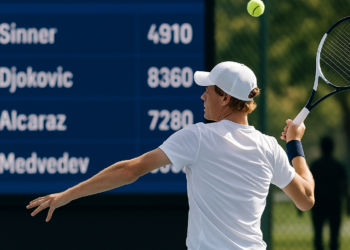 Así queda el ranking: Sinner le saca casi 5.000 puntos a Zverev y 5.290 a Alcaraz antes de la gira americana