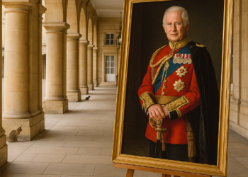 Panned Portrait of King Charles Included in Buckingham Palace Rehang