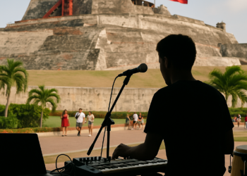 La banda ecuatoriana Swing Original Monks, que se presenta el 22 de julio en el festival La Mar de Músicas, en una imagen de promoción.