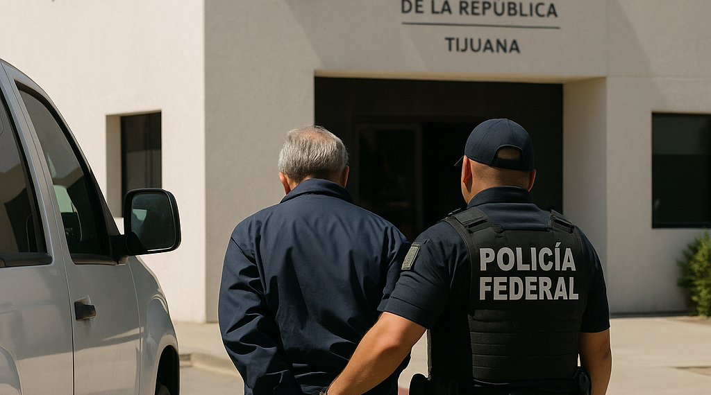 Trasladan a Ruffo  a FGR en Tijuana