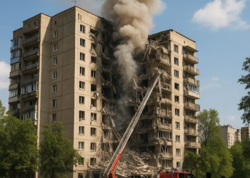 Rusia lanzó un ataque masivo con misiles balísticos contra barrios residenciales en Kiev: al menos dos muertos y ocho heridos