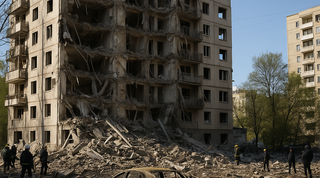 Dejan al menos 18 muertos ataques de Rusia en Kiev