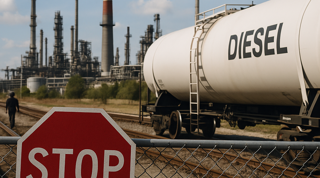 Rusia prohibió las exportaciones de diésel para frenar la crisis de combustible causada por ataques ucranianos