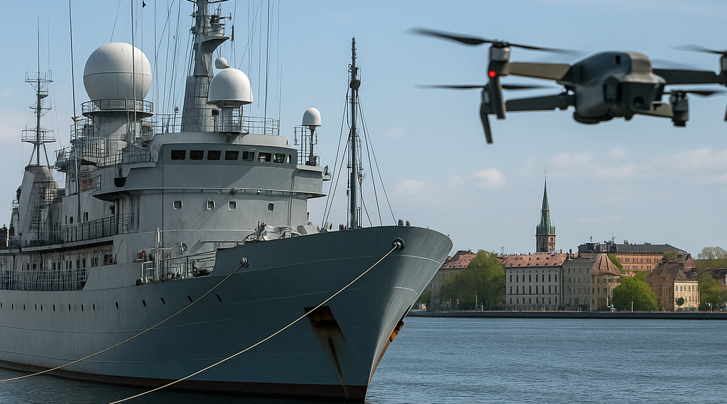 Revelan que Rusia usó barcos de su flota clandestina para lanzar drones que interrumpieron el tráfico aéreo en Europa