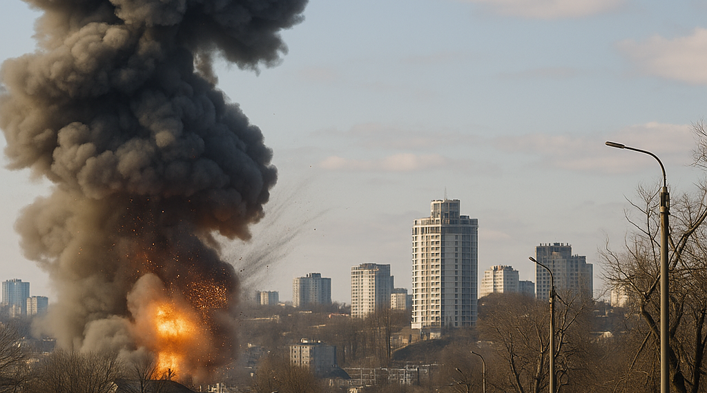 Rusia lanzó un nuevo ataque masivo con drones y misiles sobre Kiev en vísperas de la cumbre de la OTAN: al menos once muertos