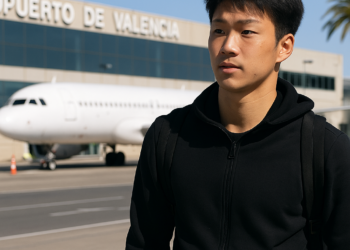 Rynosuke Sato aterriza en Manises para pasar el reconocimiento médico y fichar por el Valencia