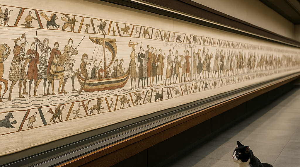 As Bayeux Tapestry is unboxed, French officials confirm no damage