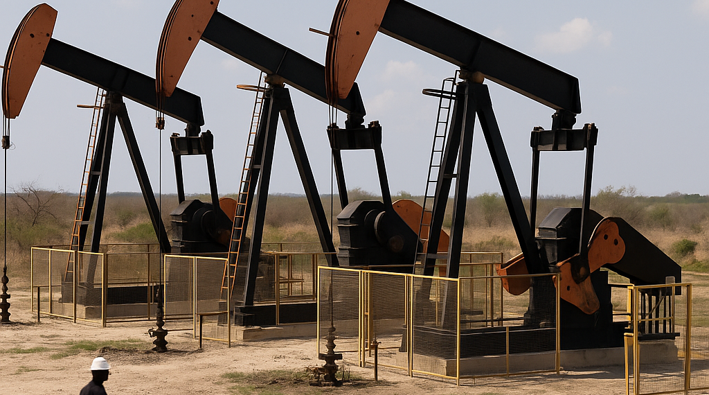 Se apagan grandes campos de Pemex