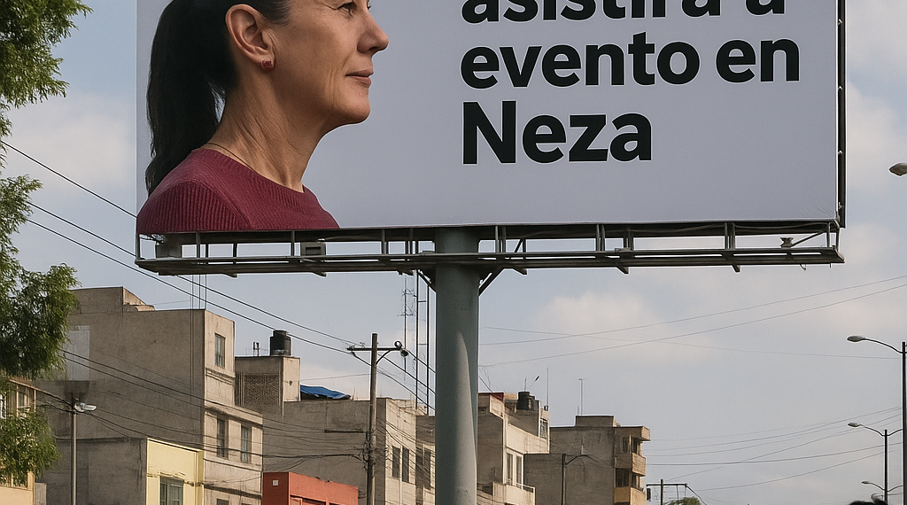 Verá Sheinbaum partido de México en Nezahualcóyotl