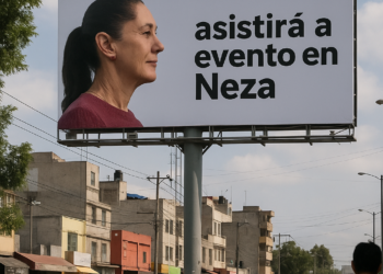 Verá Sheinbaum partido de México en Nezahualcóyotl