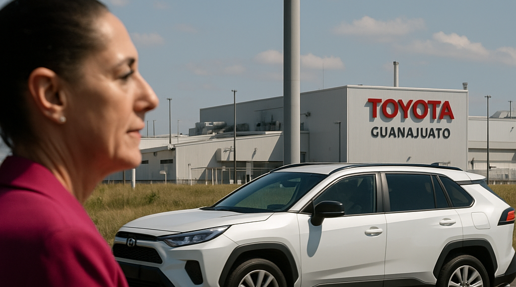 Sheinbaum asegura que pese a traslado de planta en Tijuana, Toyota se mantendrá en Guanajuato
