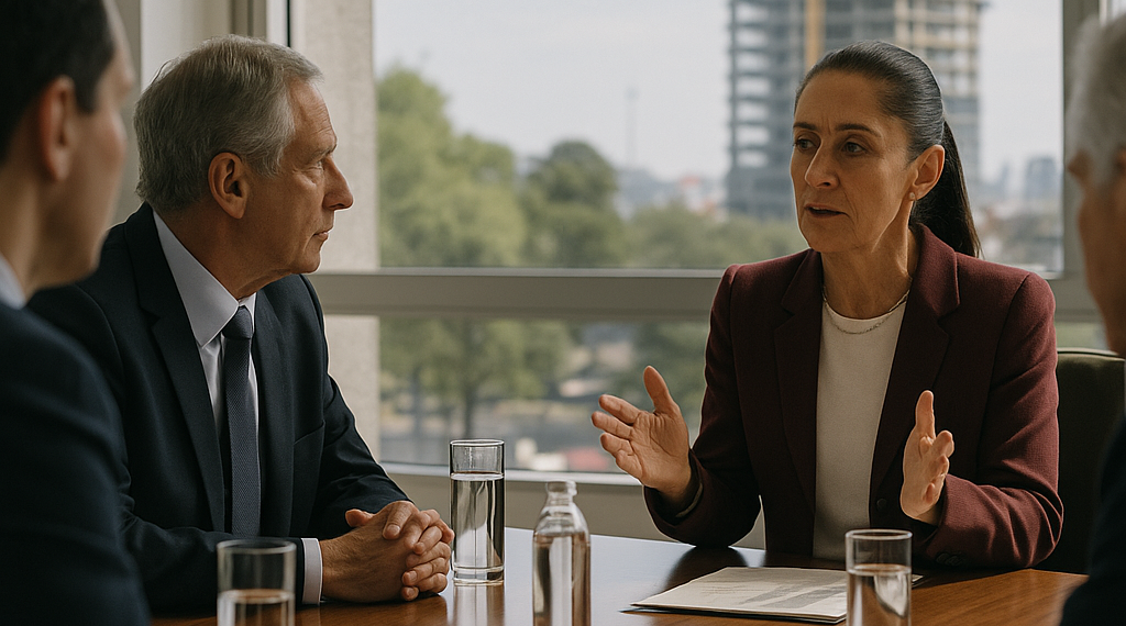 Pide Sheinbaum  a empresarios  cuidar inversiones