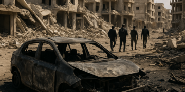 El gobierno de Siria responsabilizó al Estado Islámico por los atentados en Damasco durante la visita de Emmanuel Macron