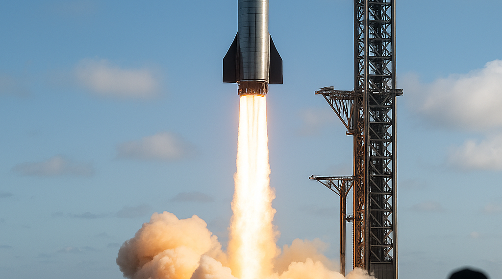 SpaceX completa con éxito el vuelo de prueba de Starship