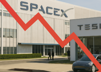 SpaceX y Tesla borran 1.114 billones de dólares en lo que va de julio