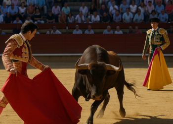 Alejandro Talavante, en una media verónica a uno de sus toros.