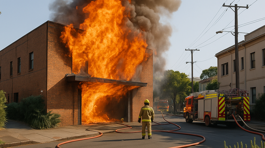 Belvoir St Theatre facility up in flames