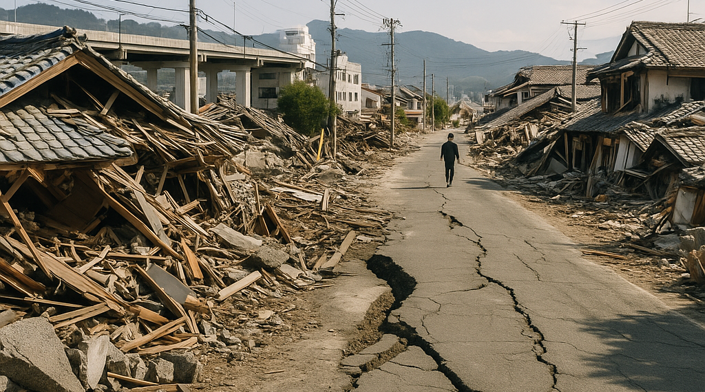 Sismo de 7.1 provoca daños en Kyushu