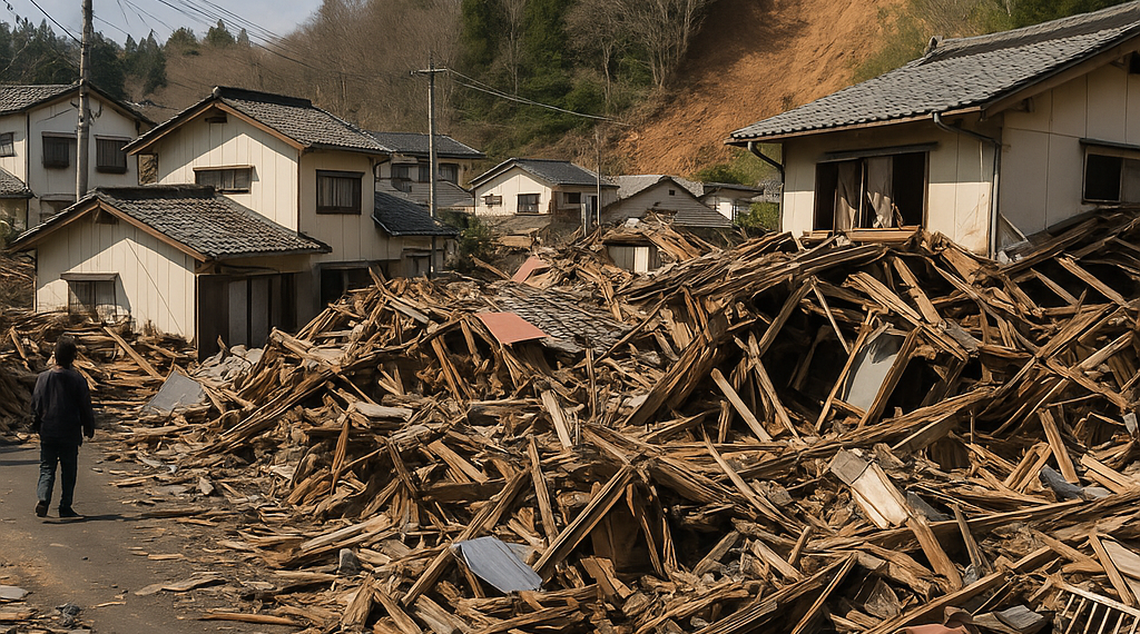 Terremoto en Japón: aumentó la cifra de muertos a 28 y el Gobierno alertó sobre riesgos de deslizamientos de tierra