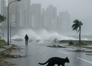 El tifón Bavi comenzó a golpear las islas del sur de Japón y Taiwán mientras China se prepara para el impacto de las tormentas