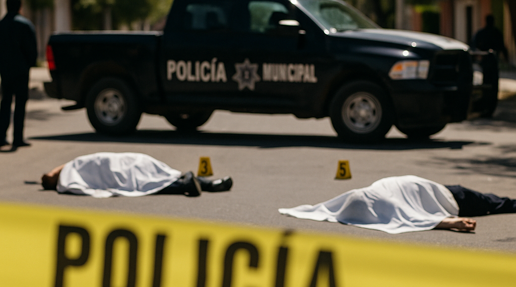 Deja ataque armado dos policías muertos en SLP